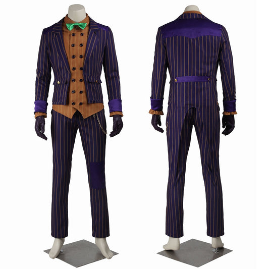 Batman Arkham Knight The Joker Suit Male Fullset Cosplay Costumes