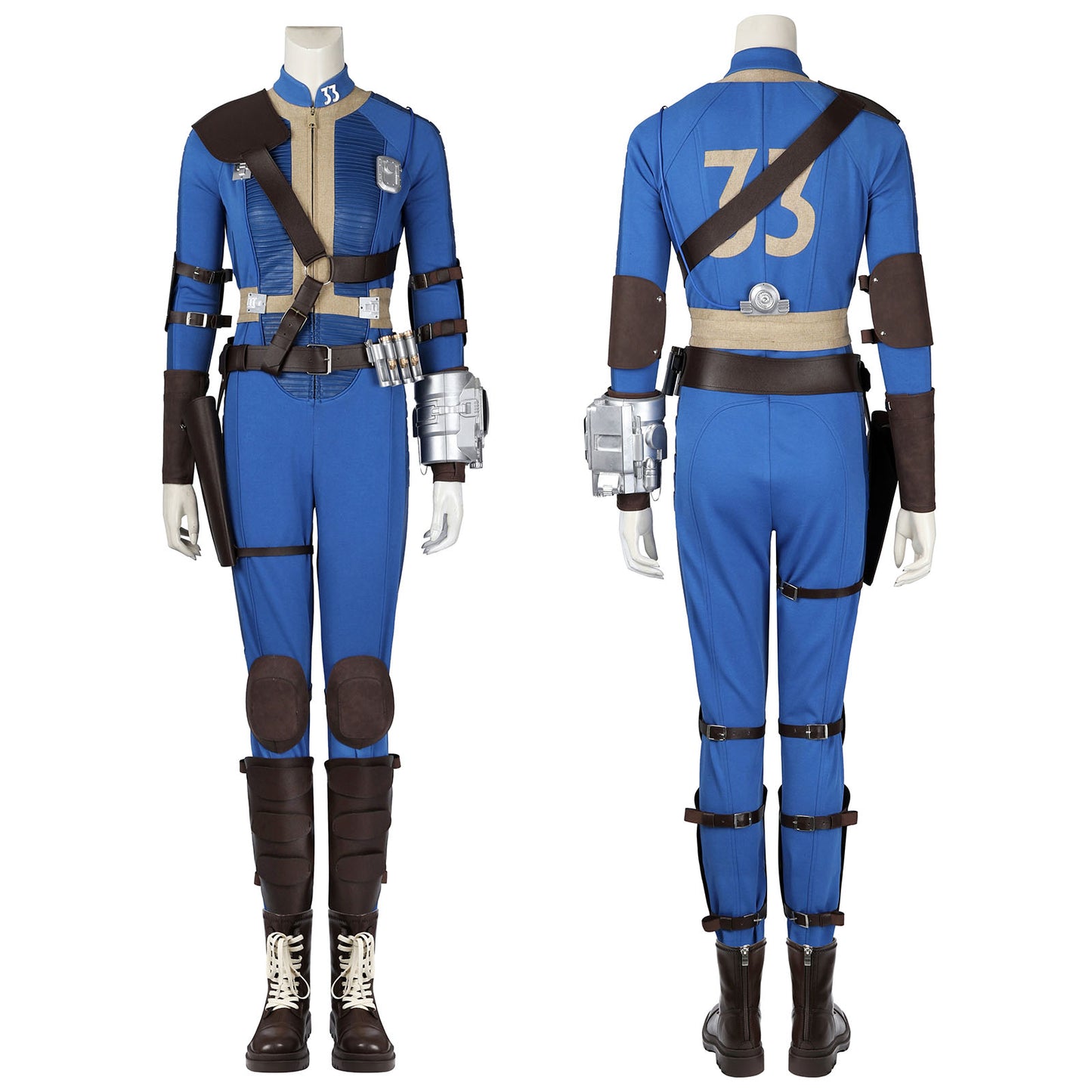 Movie Fallout Vault Season 1 Lucy #33 Female Uniform Full Set Cosplay Costumes