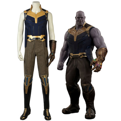 Avengers 3 Infinity War Thanos Male Leather Cosplay Costumes