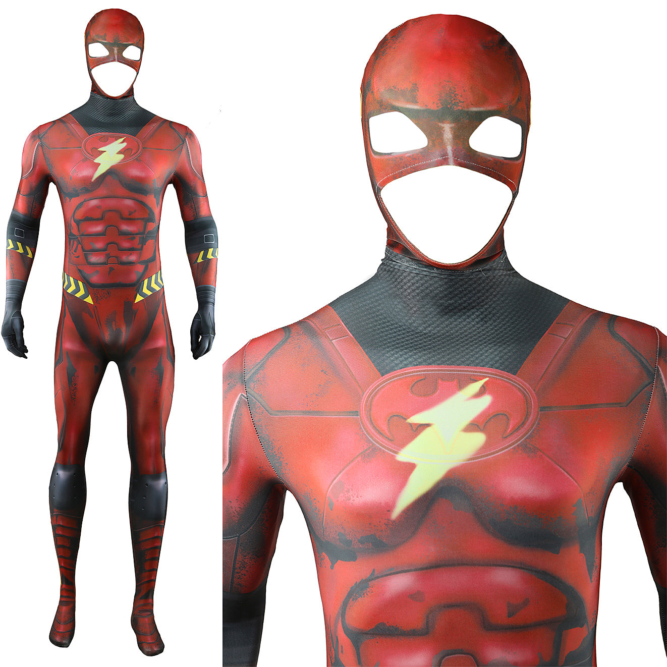 The Flash Barry Allen Jumpsuit Adult Kids Cosplay Costume