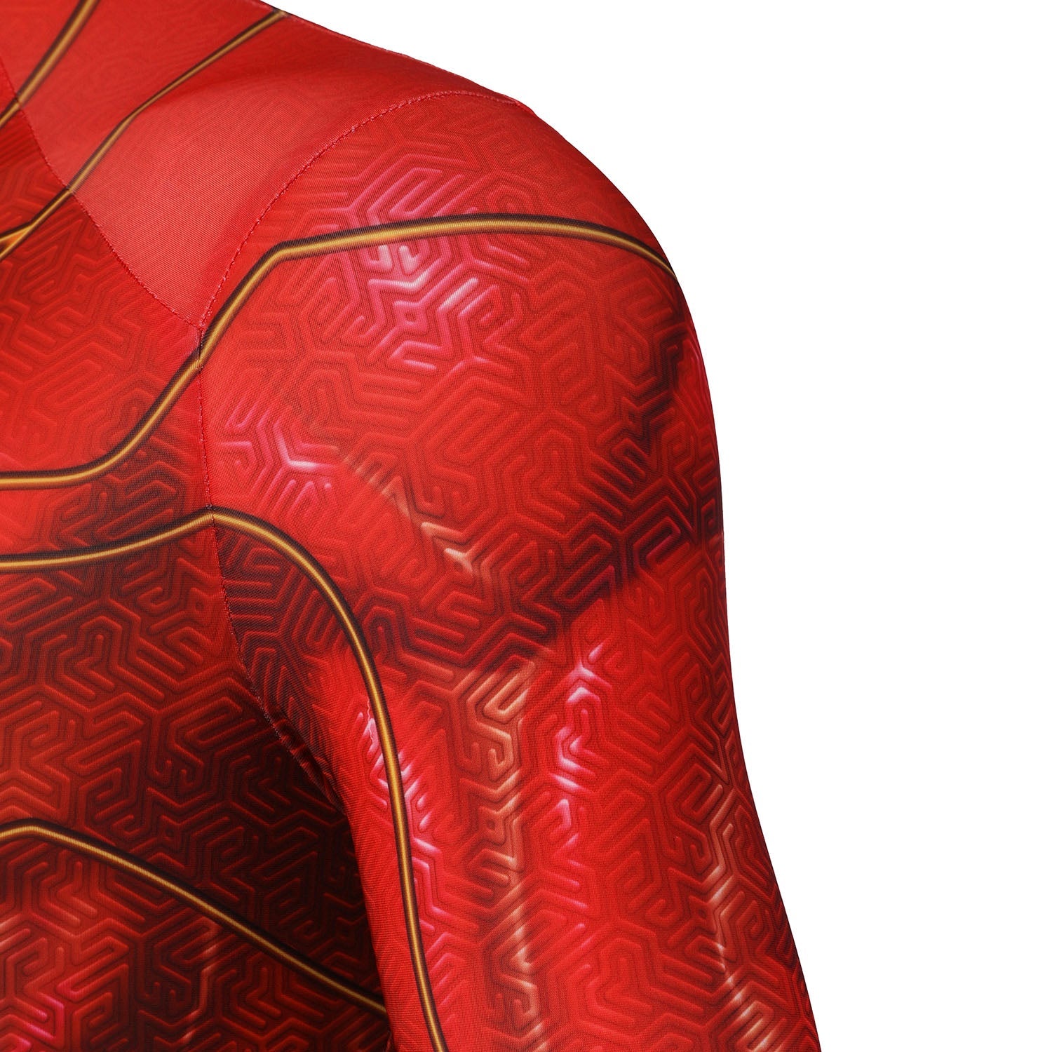 Flashpoint Barry Allen The Flash Male Jumpsuit with Mask Cosplay Costumes