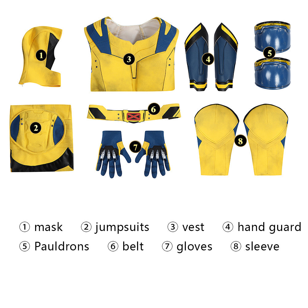 Deadpool 3 Wolverine Film-grade Pro Full Set Cosplay Costumes