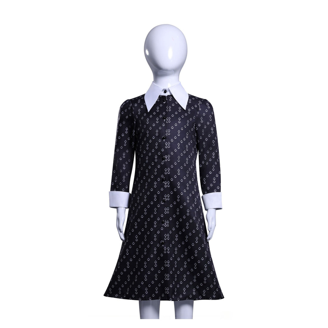 Wednesday 2 Addams Adult and Kids Black Dress Cosplay Costumes