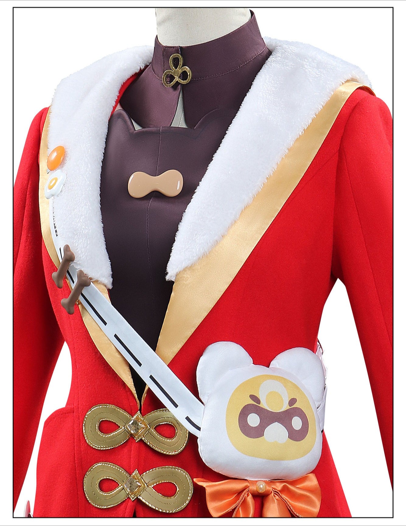 Genshin Impact Lantern Rite Xiangling Christmas Cosplay Costumes