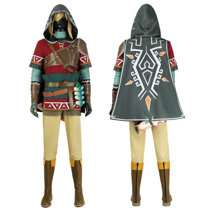 The Legend of Zelda Tears of the Kingdom Link Hylian Tunic Costumes