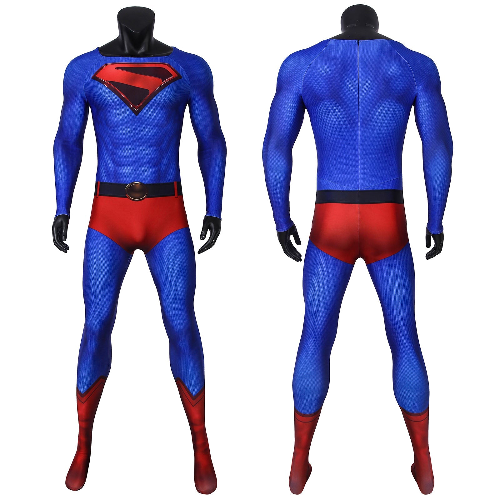 Crisis on Infinite Earths Superman Kal-El / Clark Kent Jumpsuit Cosplay Costumes