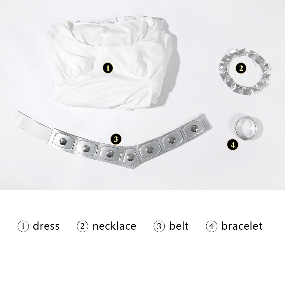Star Wars 4 A New Hope Princess Leia Dress Cosplay Costumes