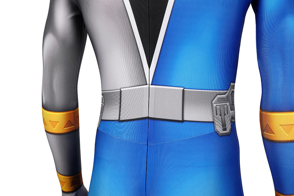 Kishiryu Sentai Ryusoulger Blue Solider Male Jumpsuit Cosplay Costumes