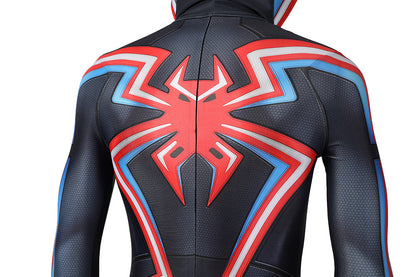 Spider-Man Miles Morales 2099 Suit Male Hoodie Jumpsuit Cosplay Costumes