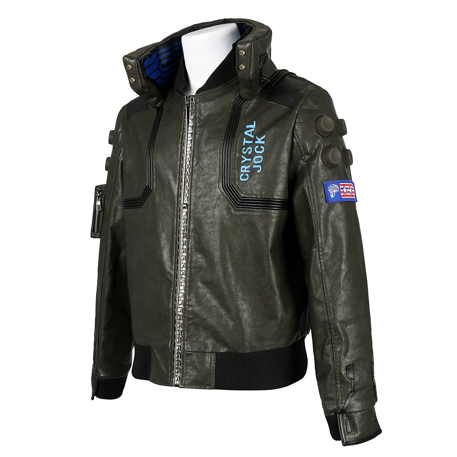 Cyberpunk 2077 V PU Leather Top Level Full Set Cosplay Costumes