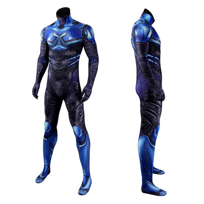 Blue Beetle Jaime Reyes Male Jumpsuit with Headgear Cosplay Costumes