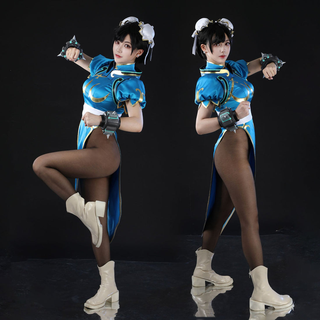 Overwatch 2 Juno X Street Fighter 6 Chun Li Cosplay Costumes