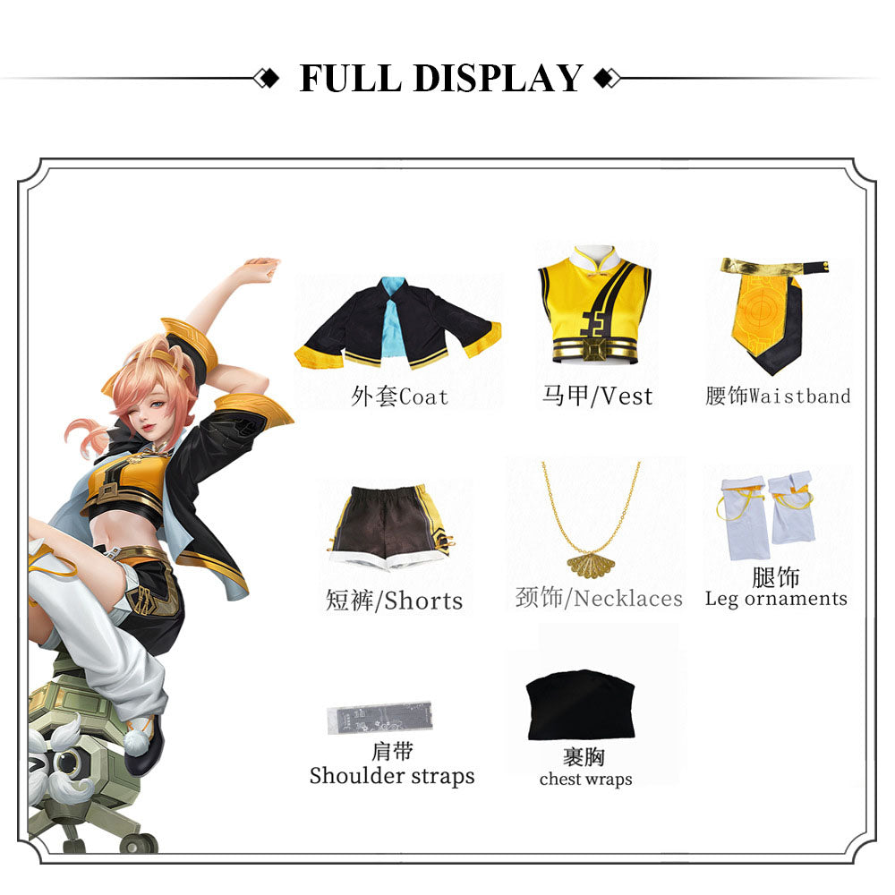 honor of kings jixiaoman adult full set cosplay costume