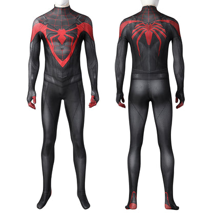 Spider-Man: Miles Morales PS5 Suit V2 Male Jumpsuit Cosplay Costumes