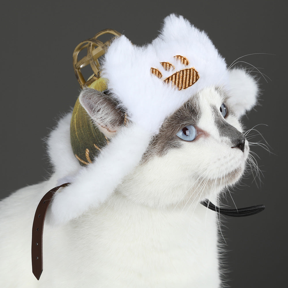 Monster Hunter Wilds Palico Cat Hat Pet Costumes