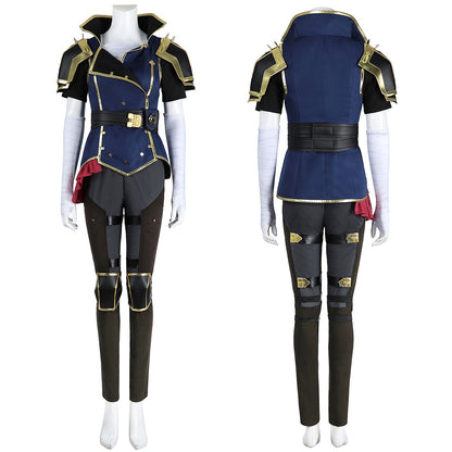 League of Legends Arcane 2 VI Female Top Level Cosplay Costumes