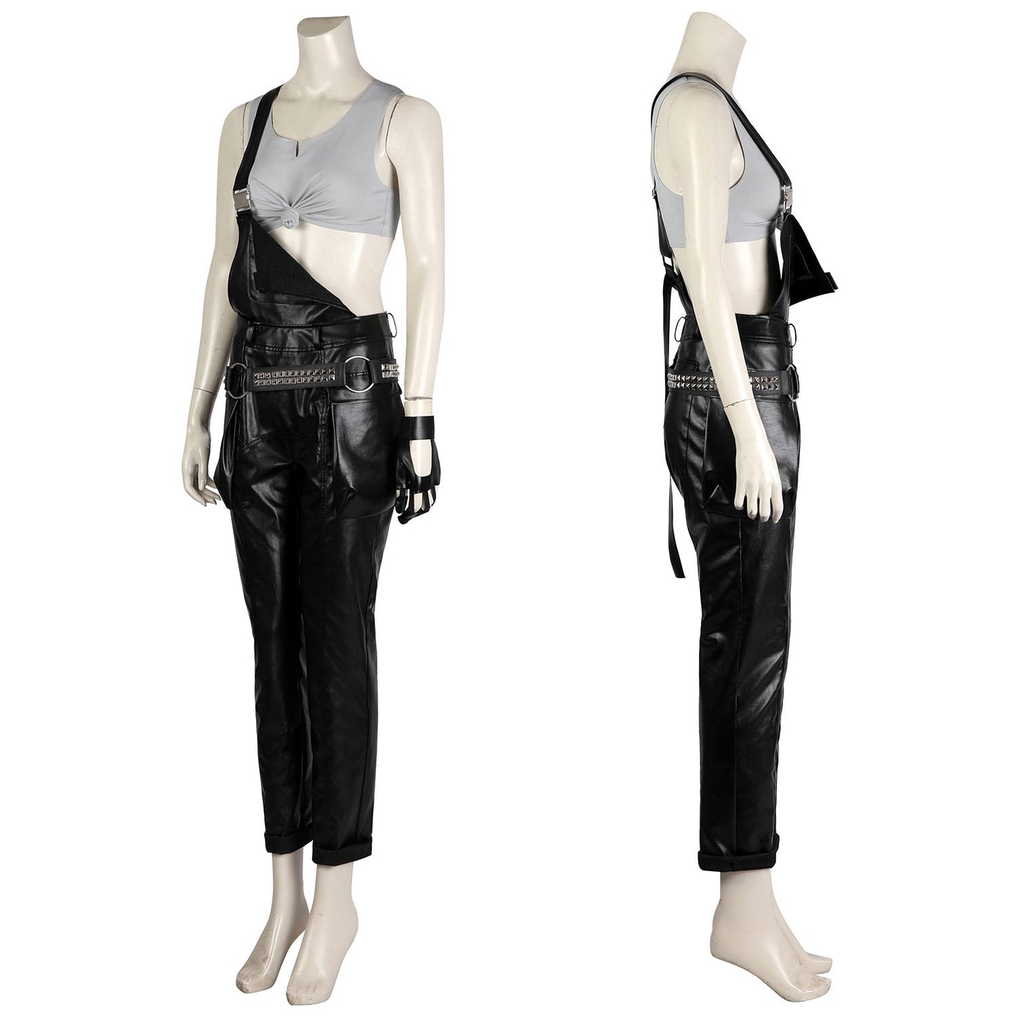 Cyberpunk 2077 Judy Alvarez Female Leather Cosplay Costumes