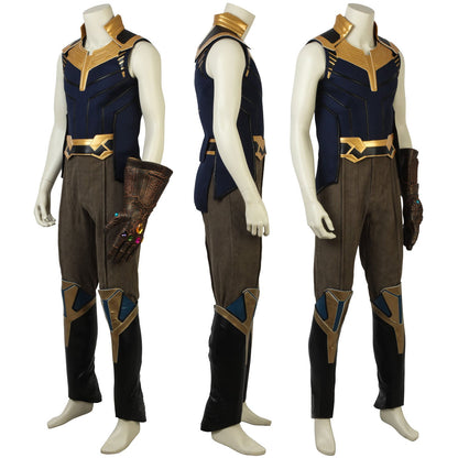 Avengers 3 Infinity War Thanos Male Leather Cosplay Costumes