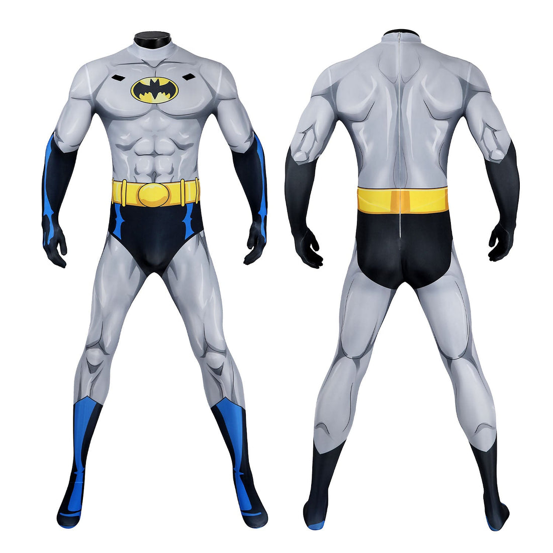 The Batman Bruce Wayne (TV Series) Male Jumpsuit Cosplay Costumes