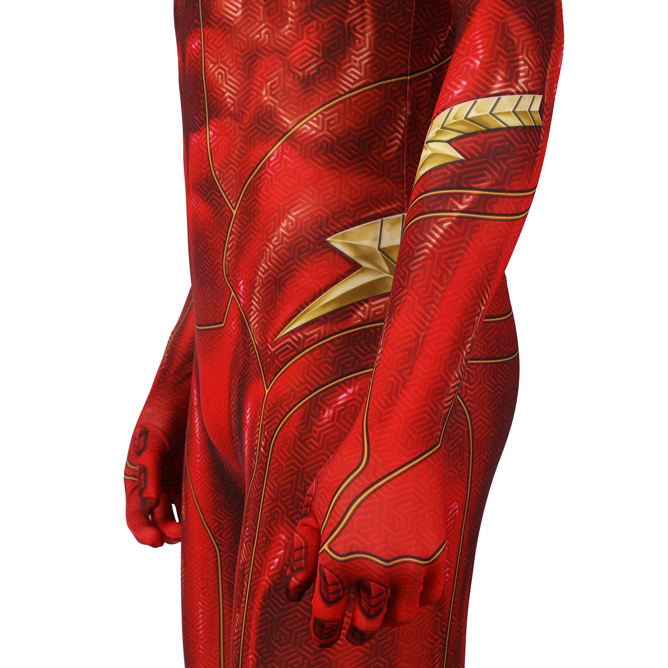 Flashpoint Barry Allen The Flash Male Jumpsuit with Mask Cosplay Costumes