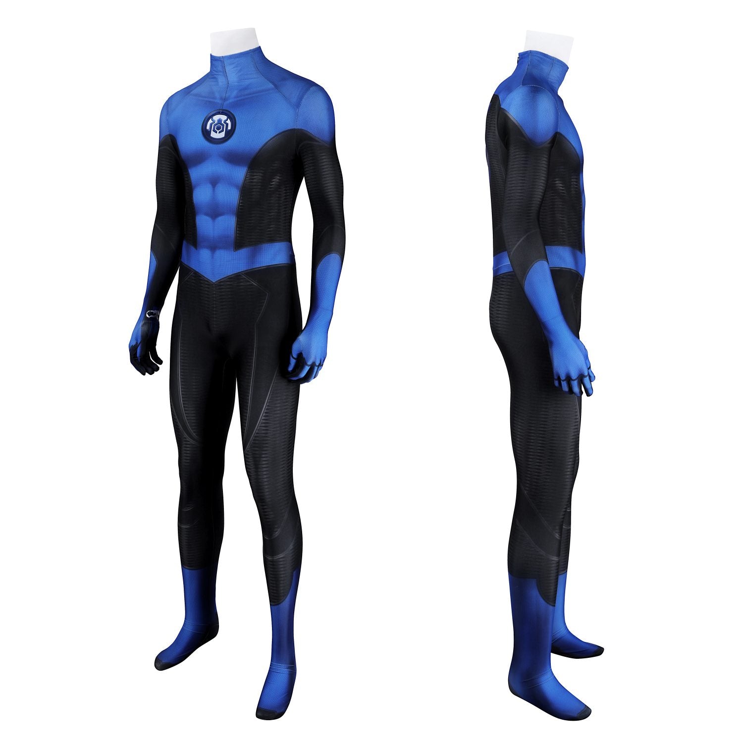 Marvel's Spider-Man 2 New Blue Suit Male Jumpsuit Cosplay Costumes