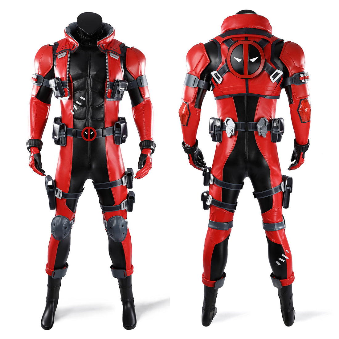 Marvel Rivals Deadpool Ver 2 Red Suit Top Level Cosplay Costumes