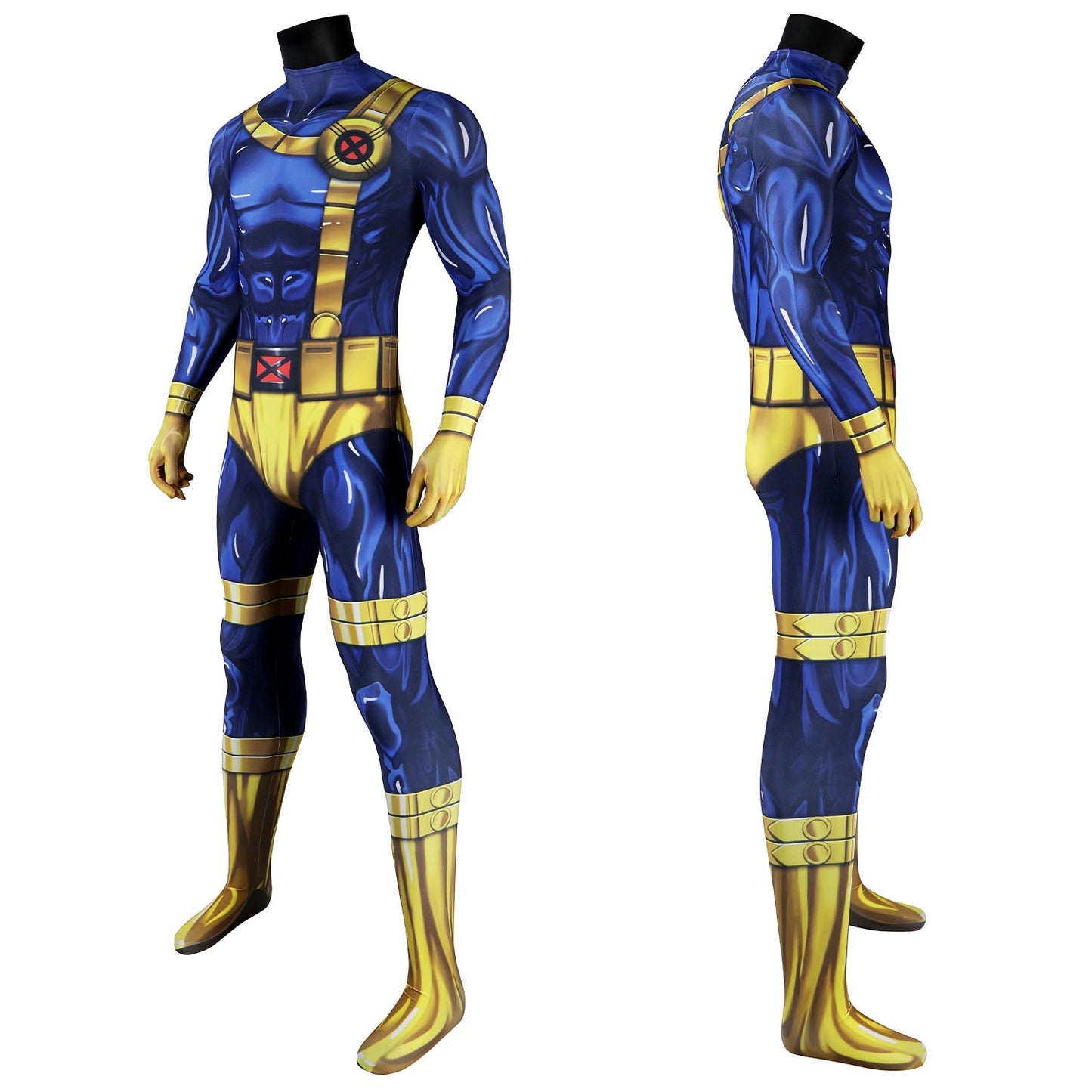 X-Men'97 Cyclops Scott Summers Male Halloween Jumpsuit Costumes