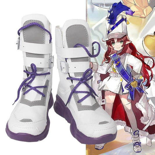 arknights myrtle light gold celebration summer game cosplay boots shoes