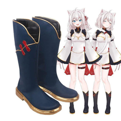 virtual vtuber tama cat cosplay boots boots shoes