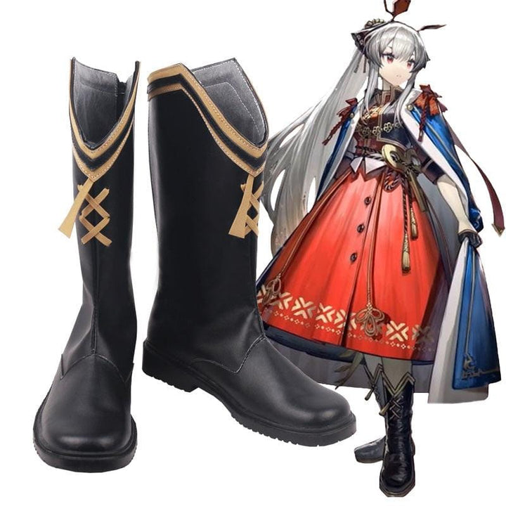 game arknights weedy icefield messenger cosplay boots shoes