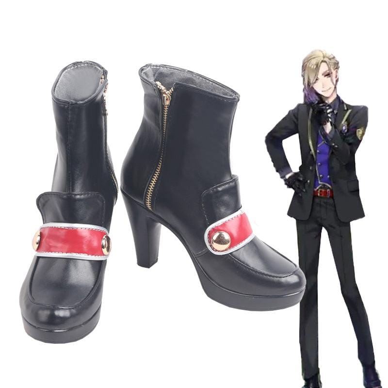 game twisted wonderland pomefiore vil schoenheit uniforms cosplay boots shoes