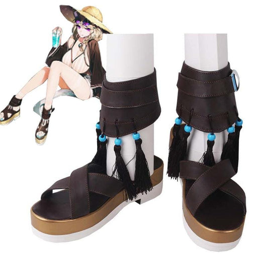 arknights coral coast game cosplay sandals shoes