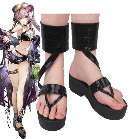 arknights hoshiguma lin yuxia swire swimsuit game cosplay sandals shoes
