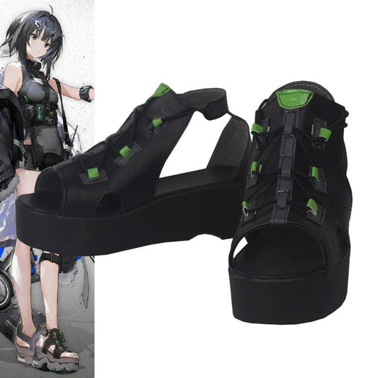 arknights la pluma game cosplay sandals shoes