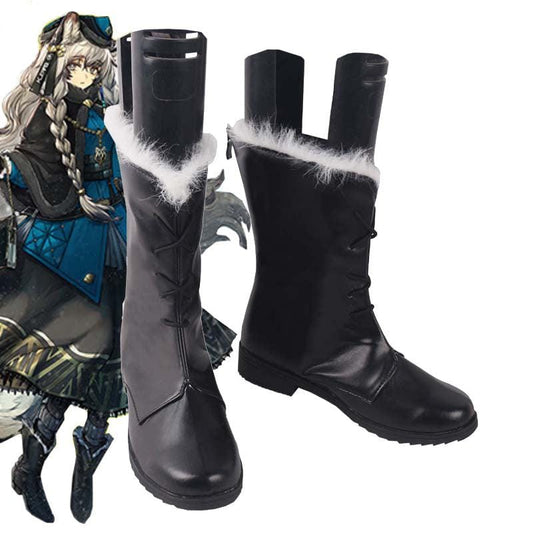 arknights pramanix frost of caster icefield messenger game cosplay boots shoes