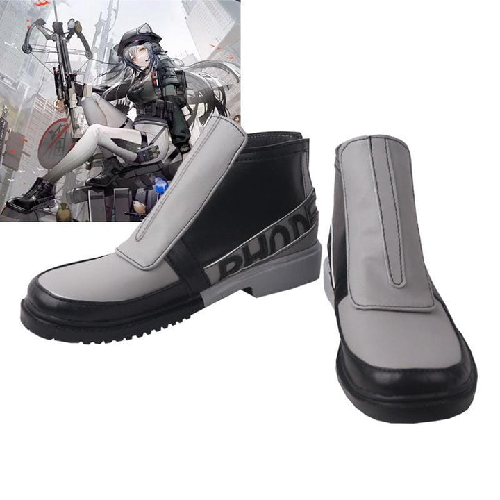 game arknights skyline schwarz cosplay boots shoes