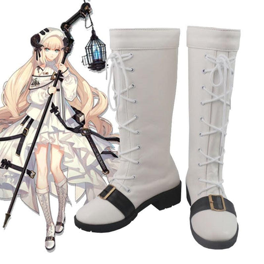 arknights nightingale game cosplay boots shoes