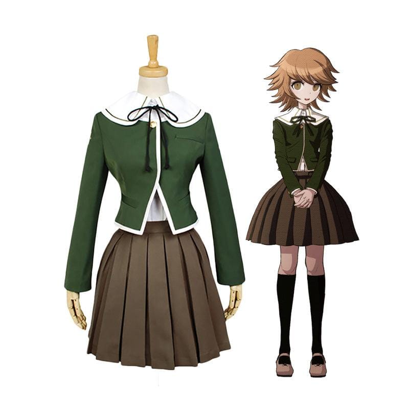 anime danganronpa trigger happy havoc chihiro fujisaki outfits cosplay costume