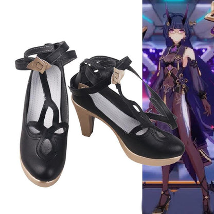 honkai impact 3 raiden mei herrscher of sentience thunder game cosplay sandals shoes