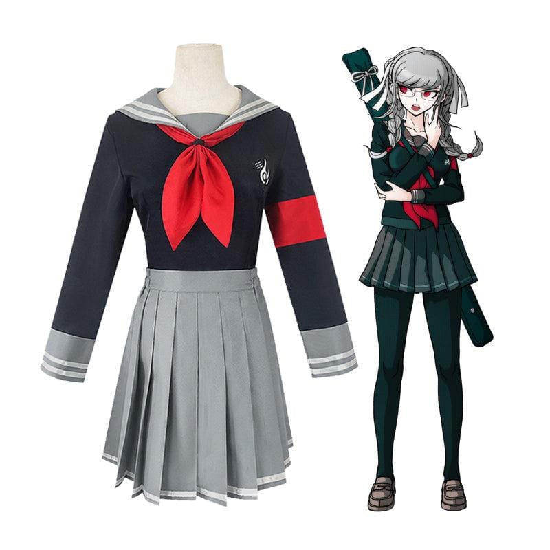 anime danganronpa 2 goodbye despair peko pekoyama outfits cosplay costume