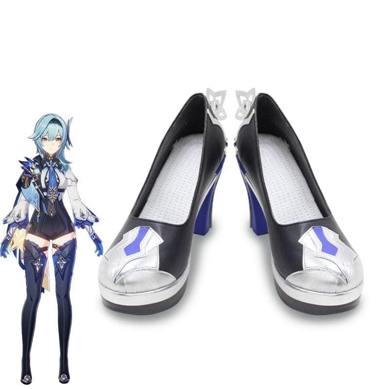 game genshin impact eula cosplay shoes