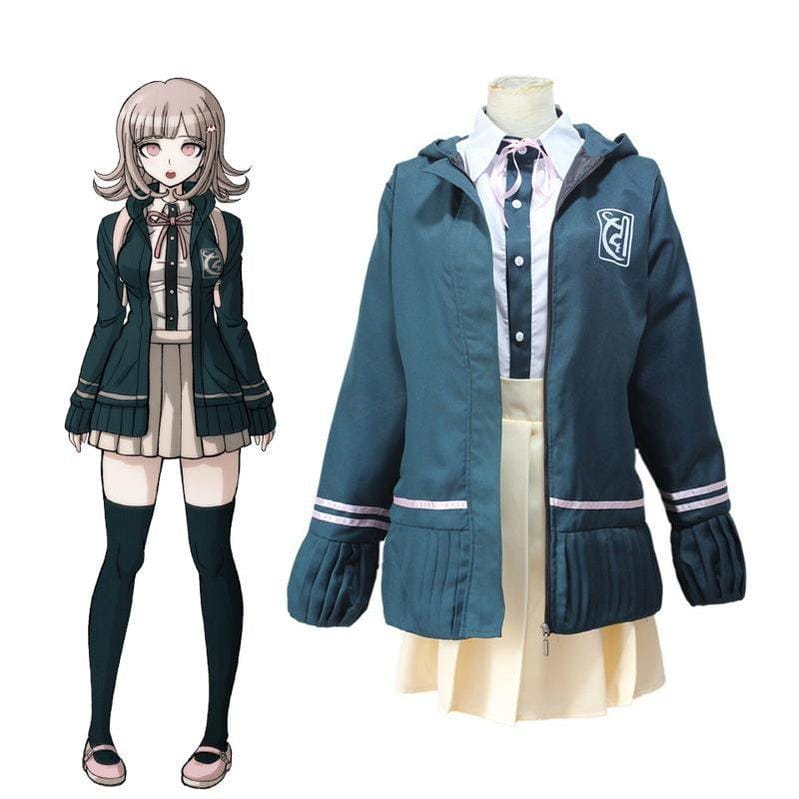 anime danganronpa 2 goodbye despair chiaki nanami uniforms jacket cosplay costumes