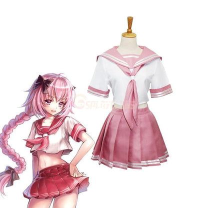 fgo fate apocrypha rider astolfo sailor uniform cosplay costumes