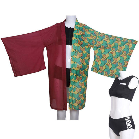 anime demon slayer kimetsu no yaiba tomioka giyuu swimsuit cosplay costumes