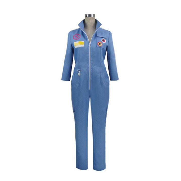 anime danganronpa 2 goodbye despair kazuichi souda blue uniform cosplay costumes