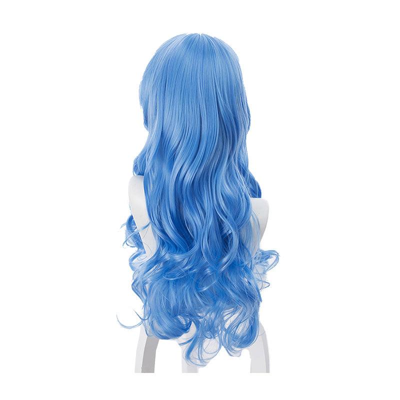 anime date a live yoshino himekawa long blue wavy cosplay wigs