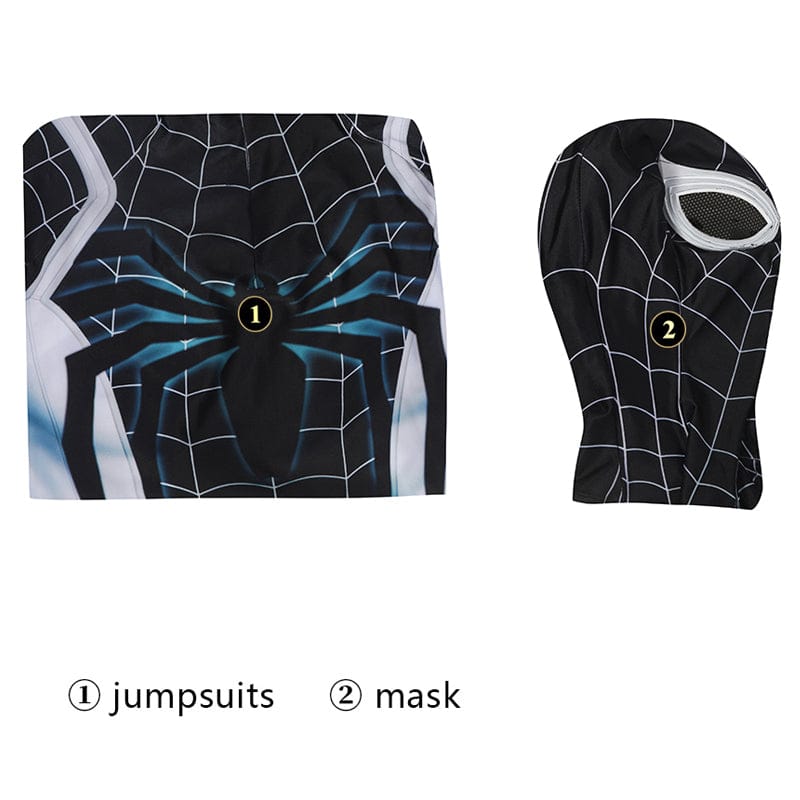 spider man ps5 negative suit jumpsuit cosplay costumes