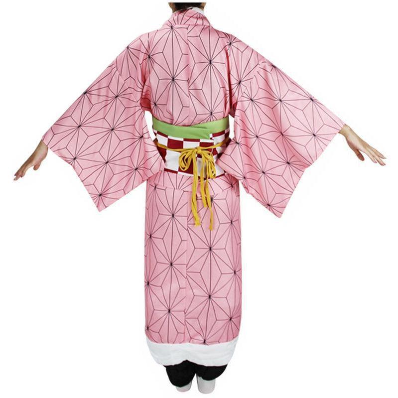 anime demon slayer kimetsu no yaiba nezuko kamado kimono cosplay costume