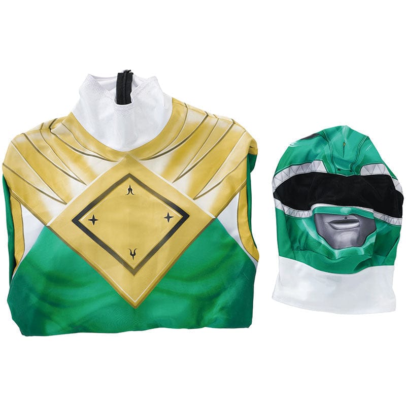 mighty morphin power rangers yamato tribe knight burai dragon ranger green ranger cosplay costumes