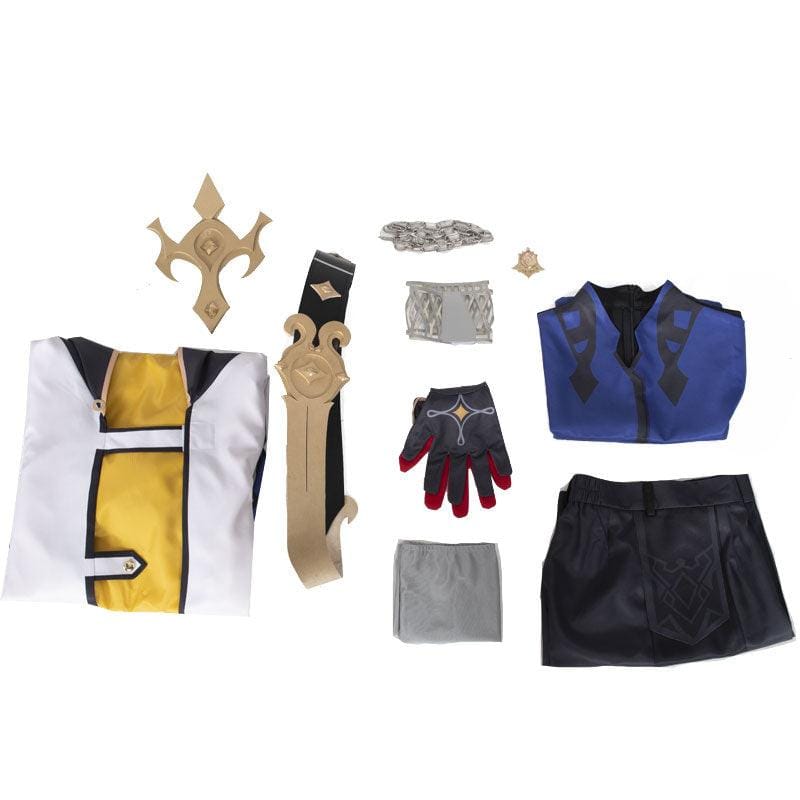 game genshin impact albedo fullset cosplay costumes